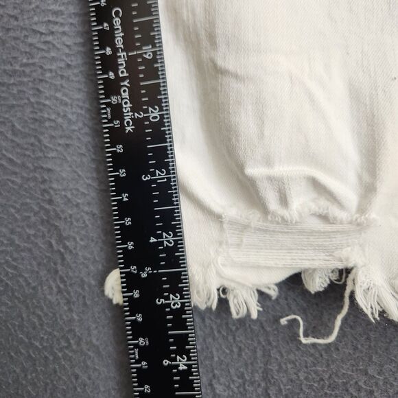 LOFT Women 26/2P White High Waist Flare Cropped Jeans - Picture 10 of 13